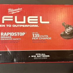 Milwaukee M18 FUEL 4-1/2”–6” Braking Grinder (Tool-Only) – Model 3670-20