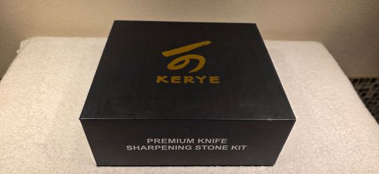 KERYE Professional Knife Sharpening Stone Kit - Premium 4-Side Whetstone Set