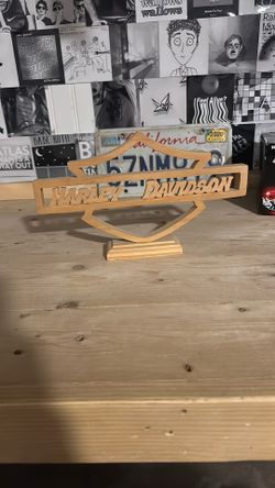 Harley Davidson Wood Sign
