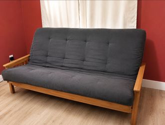 Queen Size Futon - Real wood frame