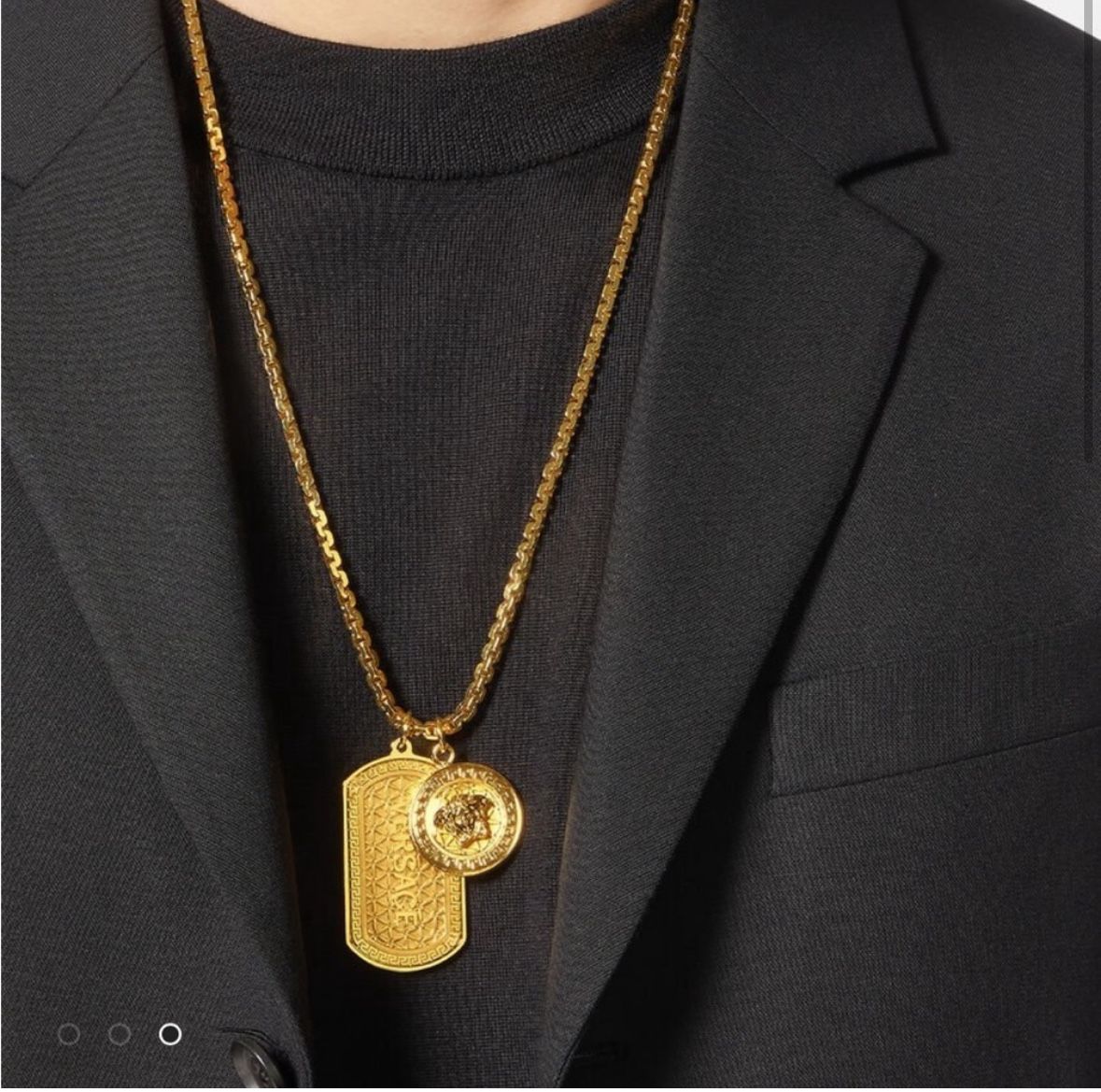 VERSACE Medusa Necklace With Tag