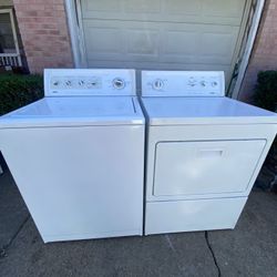 KENMORE WASHER AND DRYER ELECTRIC BOTH WORKING GREAT 
