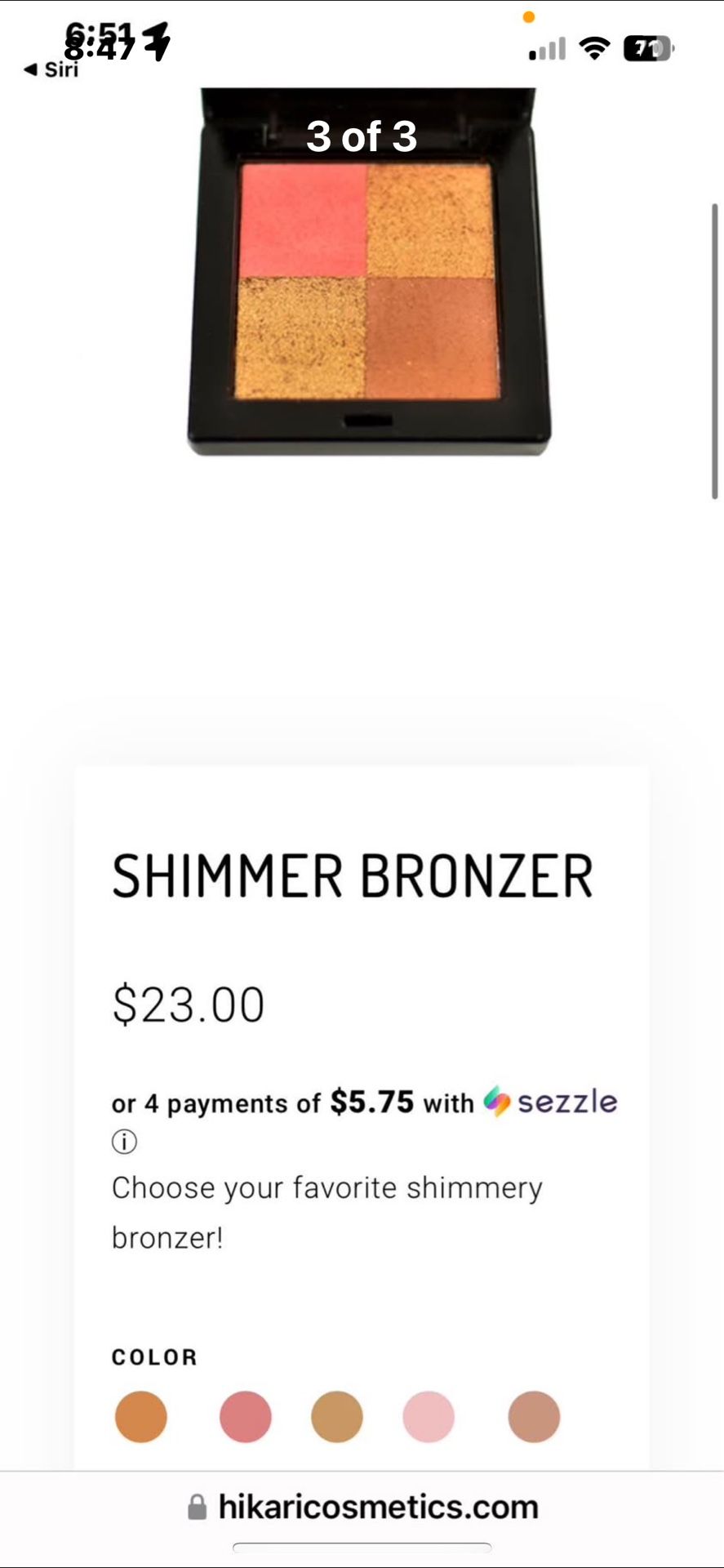 HAKARI Shimmer Bronzer