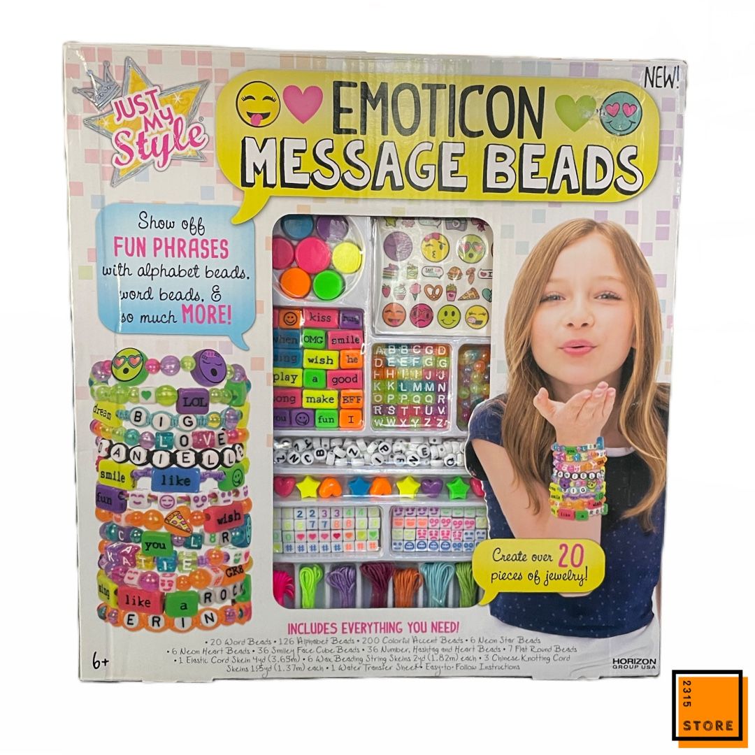 Just My Stile Emoticon Message Beads Brand New. $15 OBO
