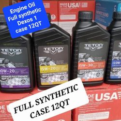 Special Price Motor Oil Synthetic  Dexos Oil Case 12QT High Quality Available 