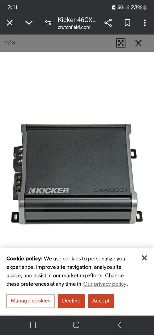 Kicker 800 Amp