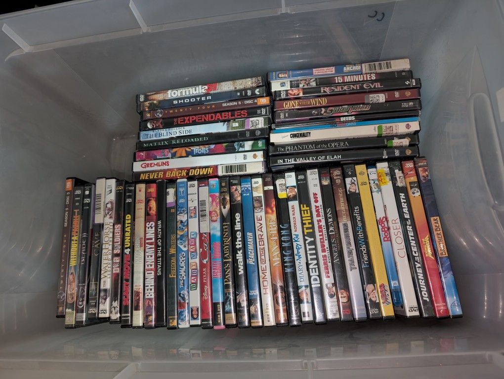 DVDs/Blu-rays/TV Seasons