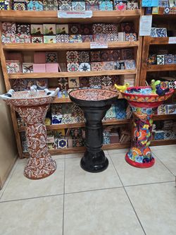 💥💥Talavera Birdbath 💥 $135 each.  12031 Firestone Blvd Norwalk CA 90650.