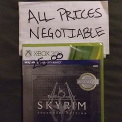 Sealed Xbox 360 Game. The Elder Scrolls V Skyrim Legendary Edition