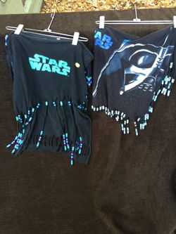 THIC customs vintage Star Wars glow and dark skirt shirt