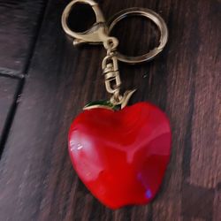 Red Apple Key Chain Xmas Gifts Teacher Gifts Friendship Giftsfruit Charm Keychain 