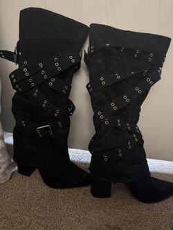 Boot In Nude Faux Leather use