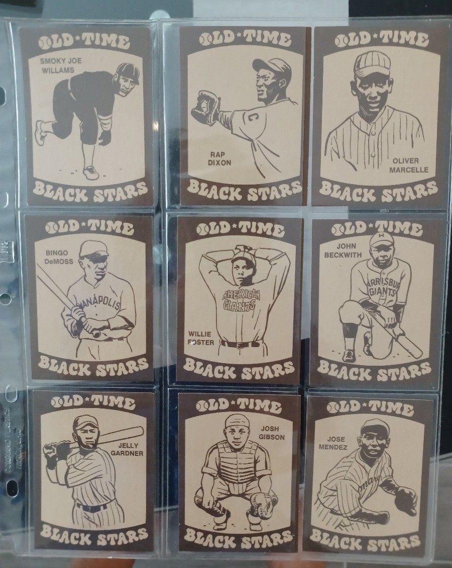 1974 LAUGHLIN ALL-Time Black Stars Negro Leagues Mint Complete 36 Cards
