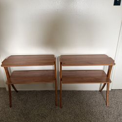 Farmhouse Style Side Table, Nightstand Tables, Wooden Decorative Tables, Aesthetic Furniture, Light Wood Furniture