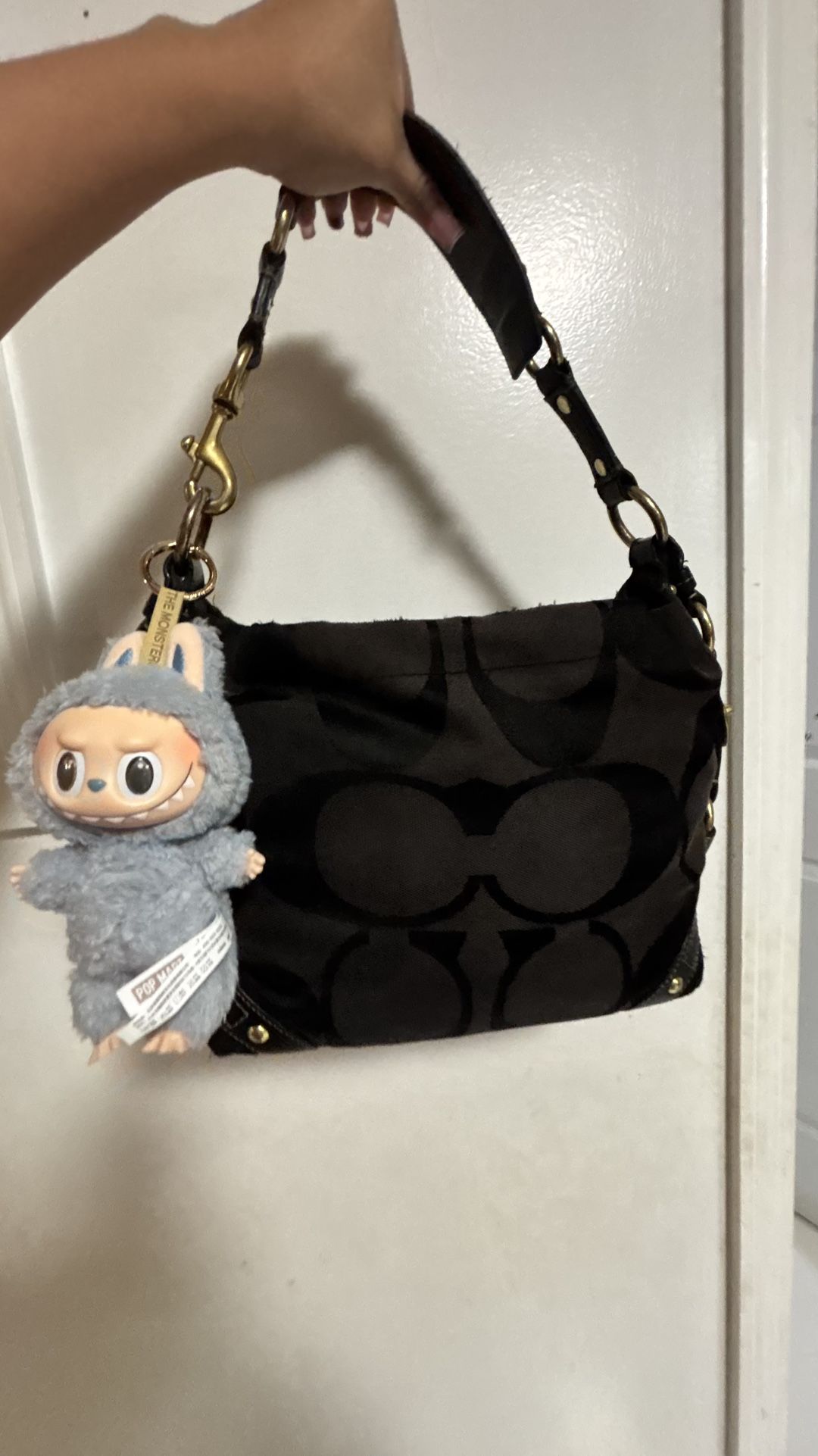 Vintage coach carly shoulder bag