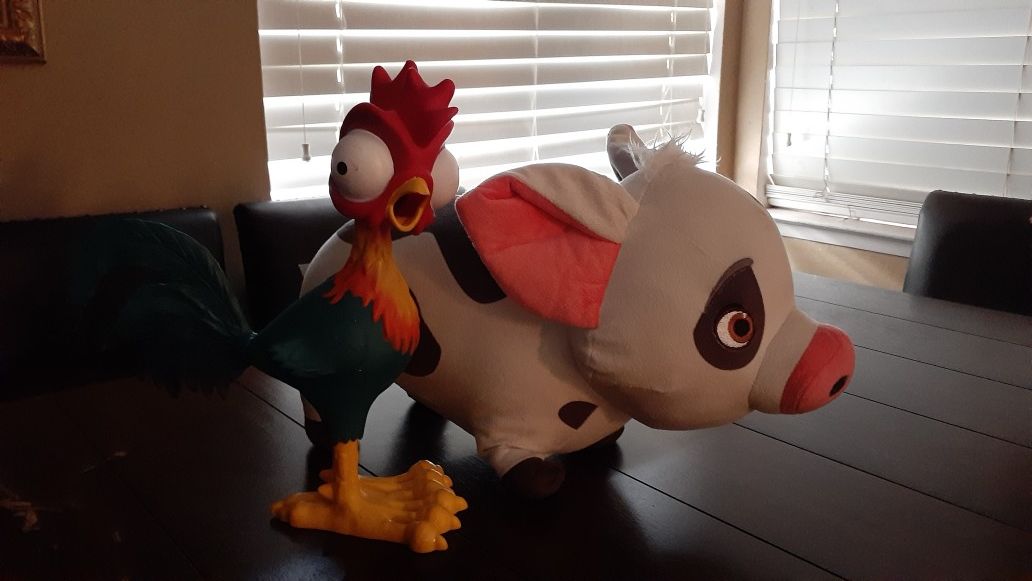 puo and heihei Moana