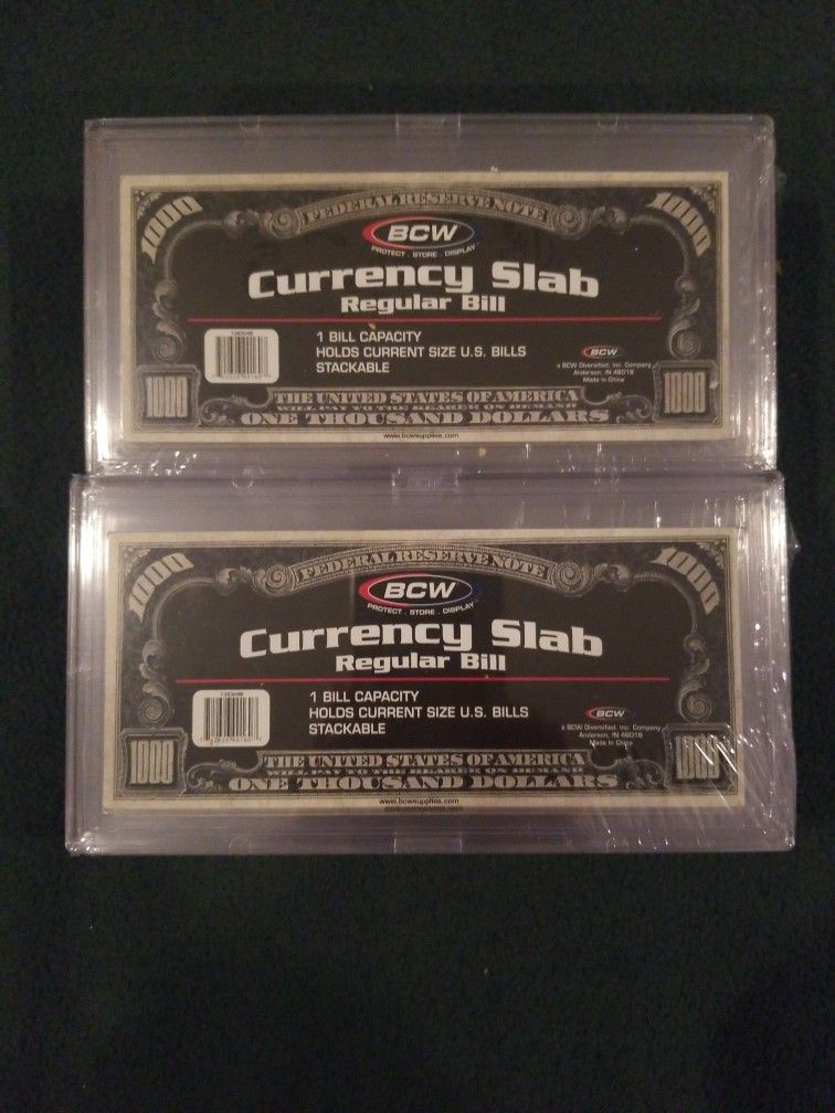 BCW Currency Slab - Regular Bill Size