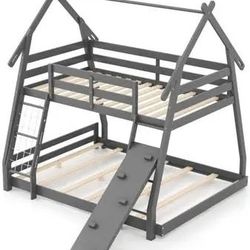 Kids Bunk Bed Queen/Twin