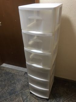 Plastic storage drawers (set of two) for $25 delivery is included in the price