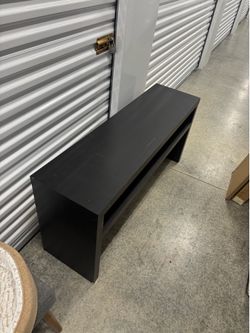 TV stand black modern sleek