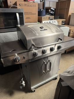 Bbq Grill Charbroil 4 Burner With Side Burner 