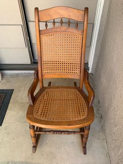 Antique rocker 1860 signed
