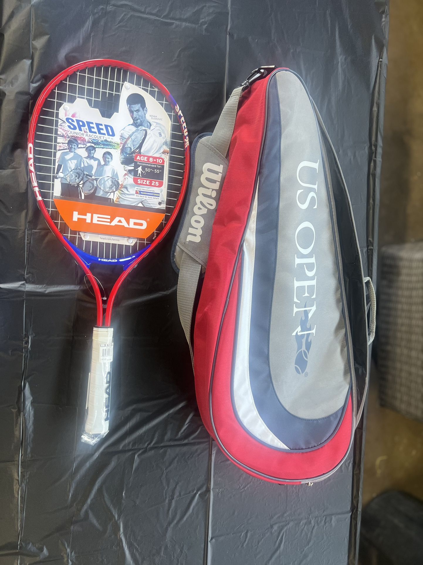 Wilson Is Open Bag And Racquet