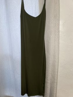 Olive Green Midi Dress