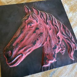 Metal horse art perfect for “year of the horse”