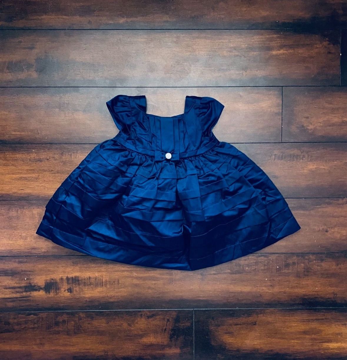Baby Girl Clothes Toddler Special Occasion Blue Party Dress Gymboree Size 6-12 Months Great For The Holidays Worn Once For A Party