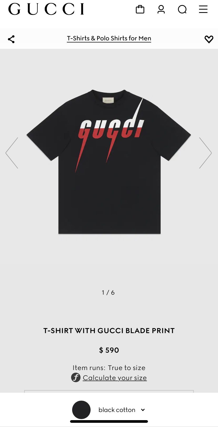 Gucci Blade T-Shirt M