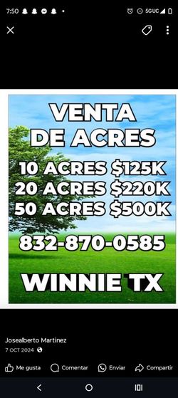 Hwy 124 corner with FM 2941 Winnie TX 77665