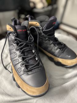 Air Jordan 9 Black Olive Sneakers