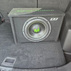 12” deaf bonce powered subwoofer