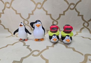 Penguins of Madagascar 2014 McDonald's Toys DreamWorks Lot Of 4