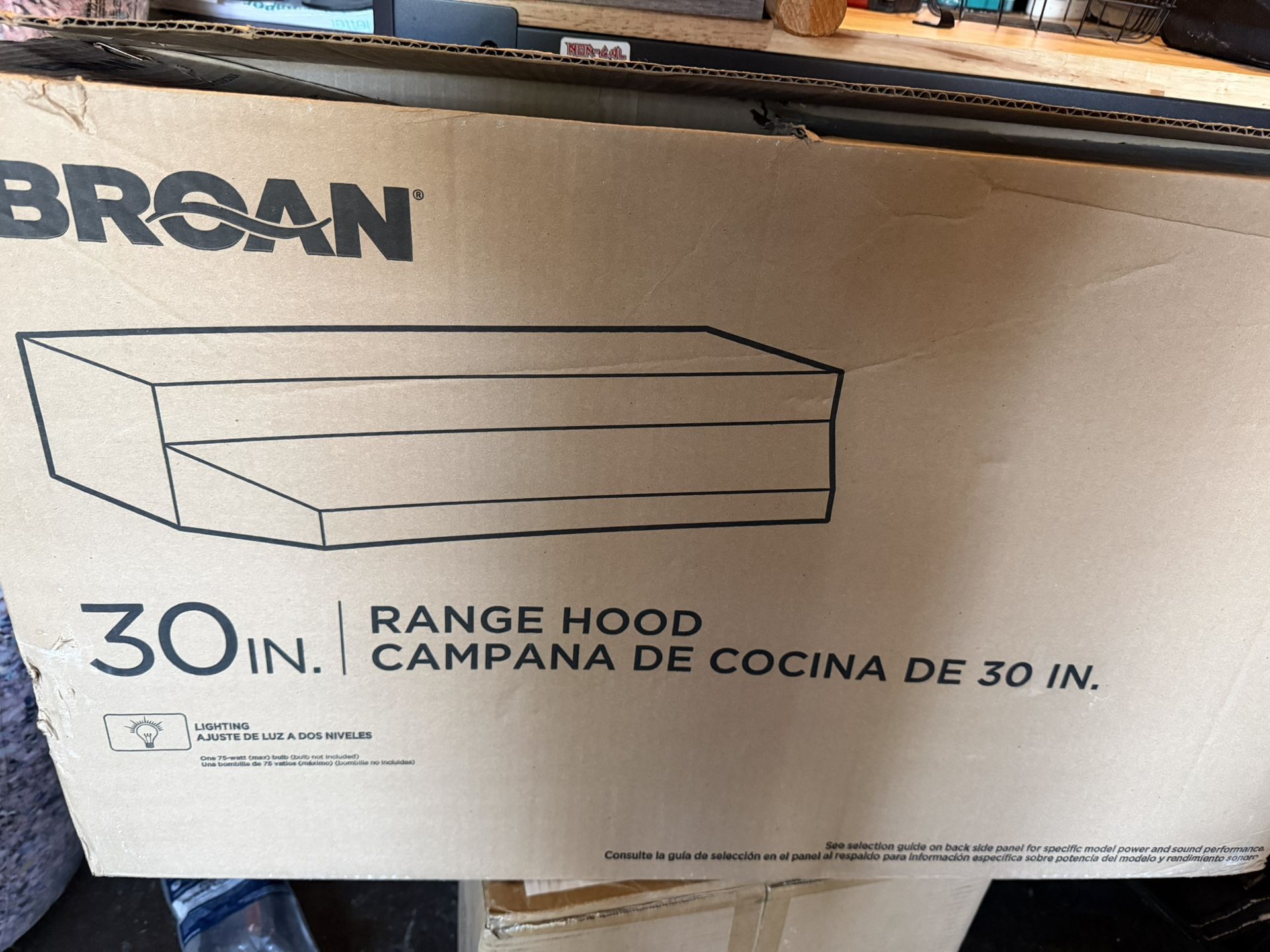 Brand New White Range Hood