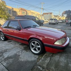 1990 Ford Mustang 5.0 Lx Coupe 5 Speed Black Interior 