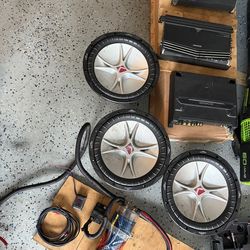 Kicker speakers and amps