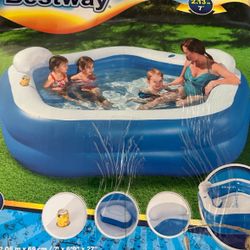 Best way Family Pool  Box is damaged