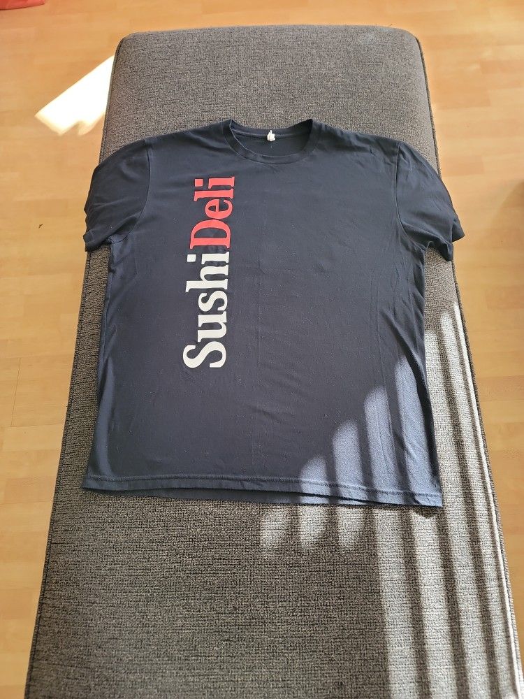 Sushi Deli T-shirt, Size Large, $5