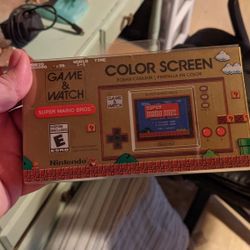 Brand New Mario Game And Watch
