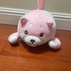 Pink Dog Plushie
