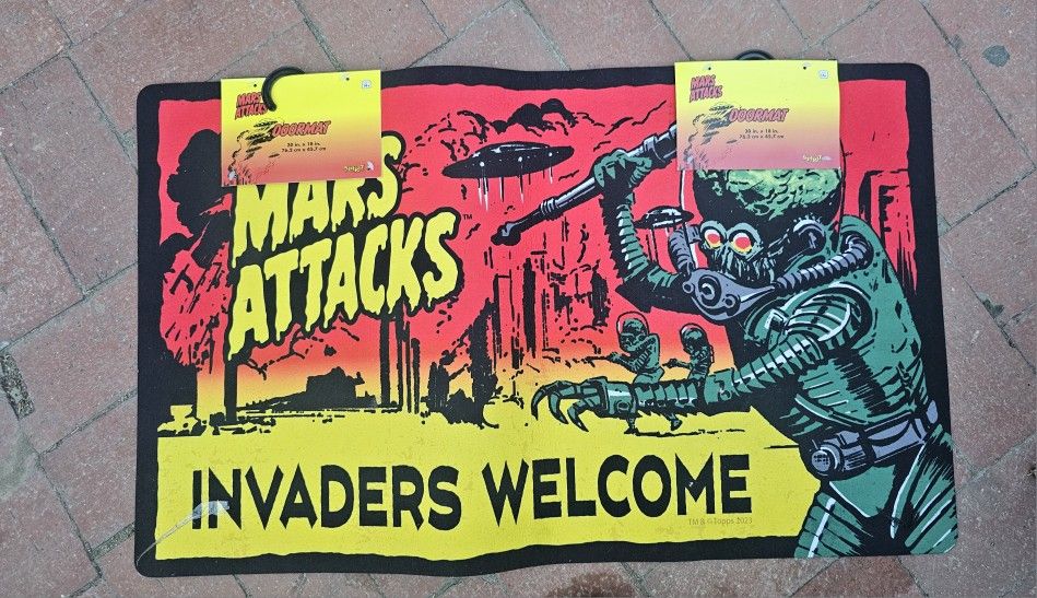 Mars Attack Door Mat