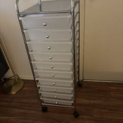 Plastic Rolling Cabinet 