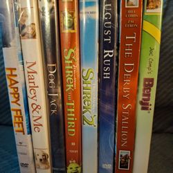 Lot Of 8 DVDs,  Kids.  $39.95, OBO. 