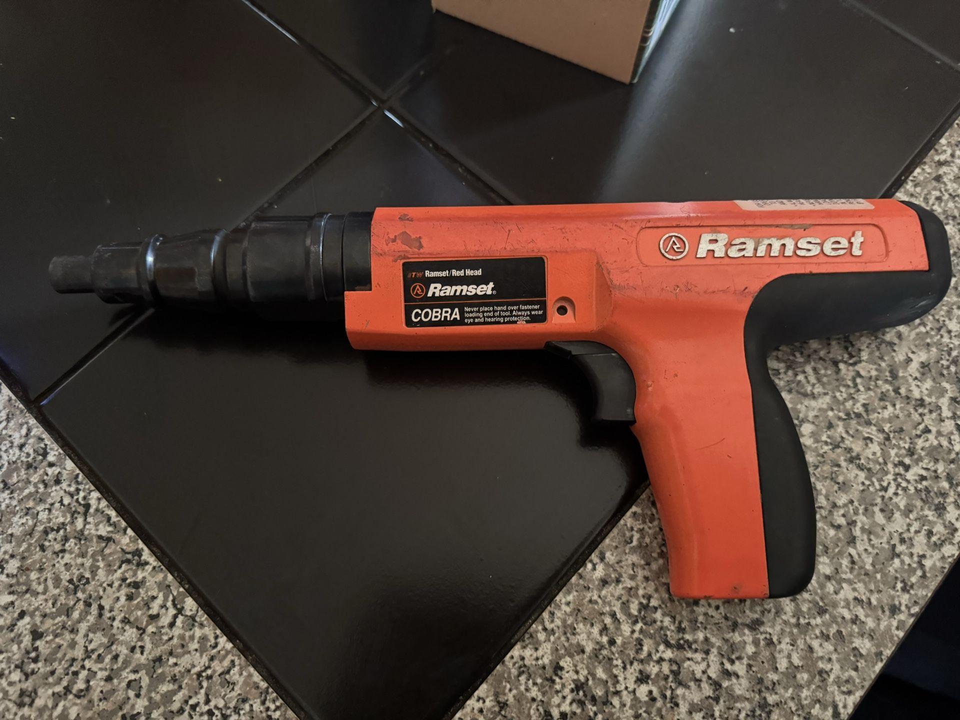 RAMSET Powder Actuated Gun: For 3 in Max. Pin Lg - with Washer, For 313/1000 in Pin Dia.