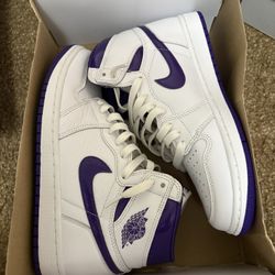 Jordan 1 Court Purple