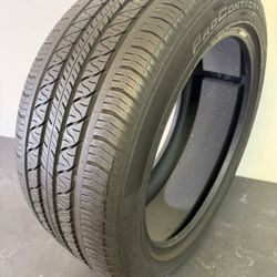 V495  255 45 19 104W  Continental ProContact RX  One Used Tire 70% Life 