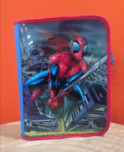 Marvel Spider-Man Three-ring Zippered Binder with folder & spiral notebook