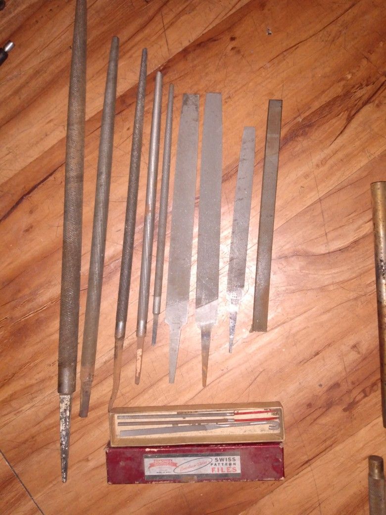 Barely Used Antique Round N Flat Files